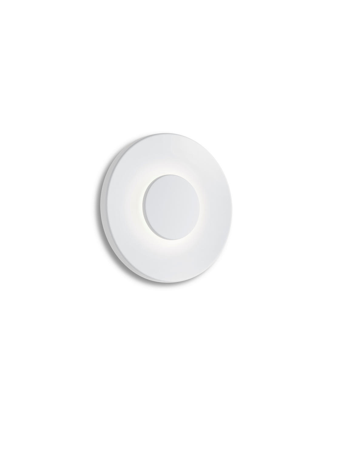 LED-WANDLEUCHTE BUD 24/5 cm   - Weiß, Design, Metall (24/5cm) - Helestra