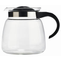 TEEKANNE 1,8 l  - Klar/Schwarz, Konventionell, Glas/Kunststoff (1,8l) - Novel