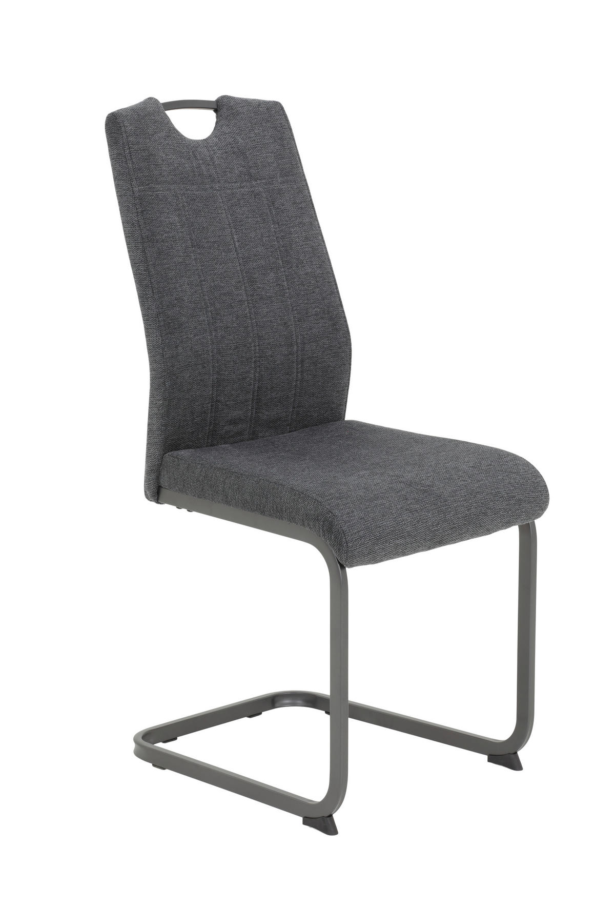 TISCHGRUPPE   - Anthrazit/Eiche Artisan, MODERN, Textil/Metall (140-220/76/90cm) - MID.YOU