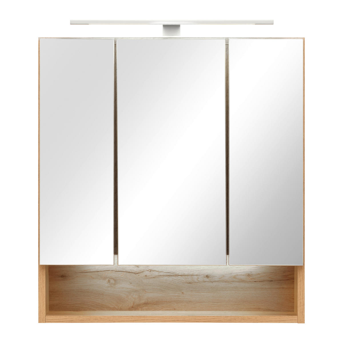 Spiegelschrank Jakarta 60/64/20 cm  - Eiche Wotan, MODERN, Glas/Holzwerkstoff (60/64/20cm) - Held
