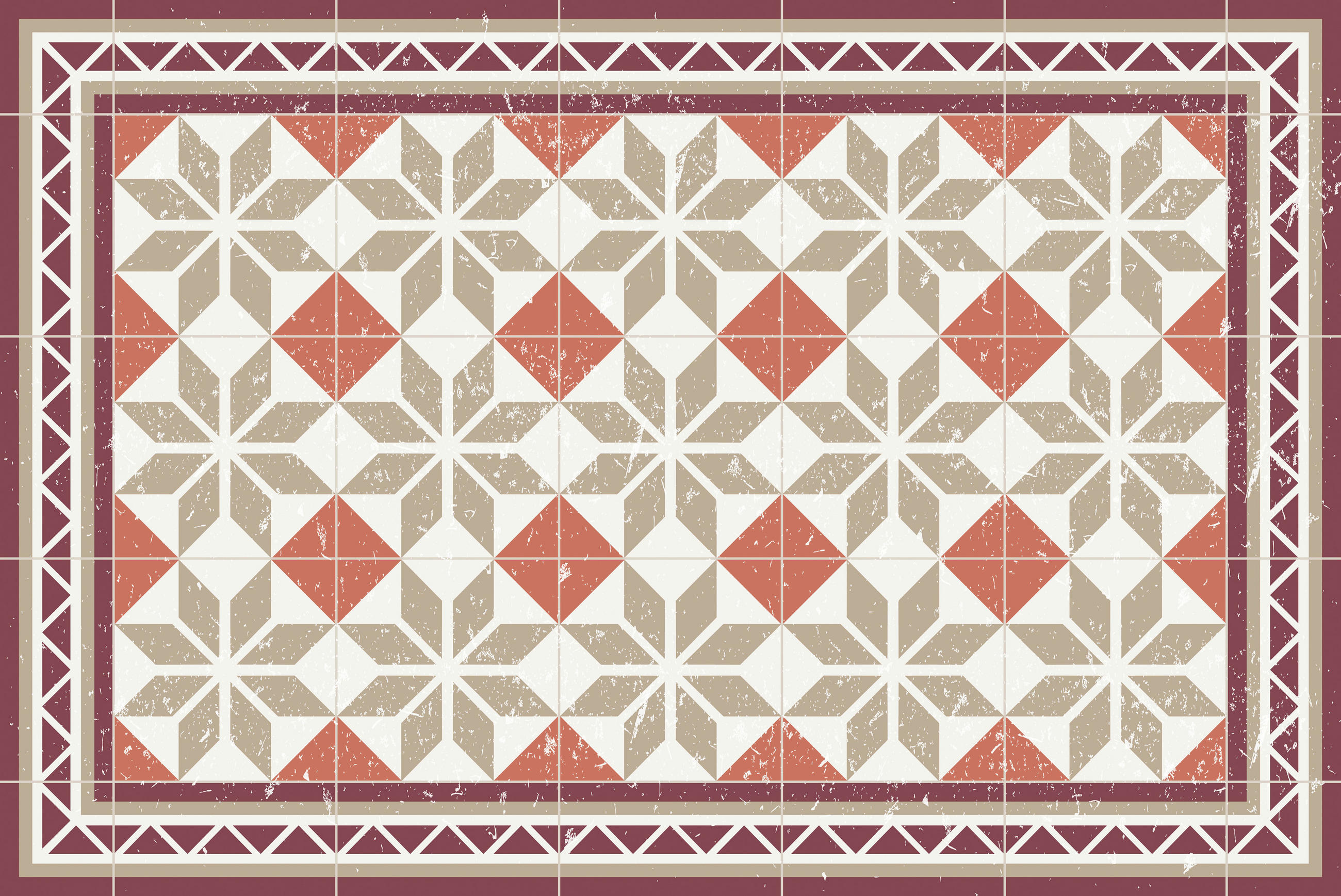 OUTDOORTEPPICH 40/60 cm Orange - Orange, Design, Kunststoff (40/60cm)