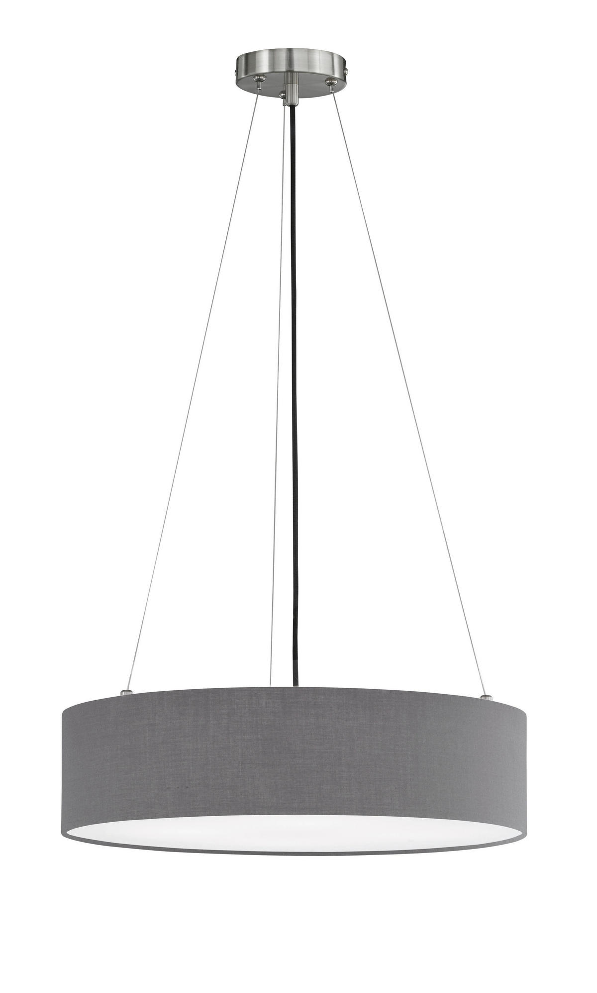HÄNGELEUCHTE Pina 860484 50/250 cm   - Dunkelgrau, Design, Kunststoff (50/250cm) - Schöner Wohnen