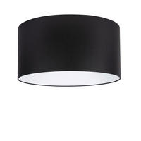 LEUCHTENSCHIRM Velour 50/25 cm   - Schwarz, Basics, Textil/Metall (50/25cm)