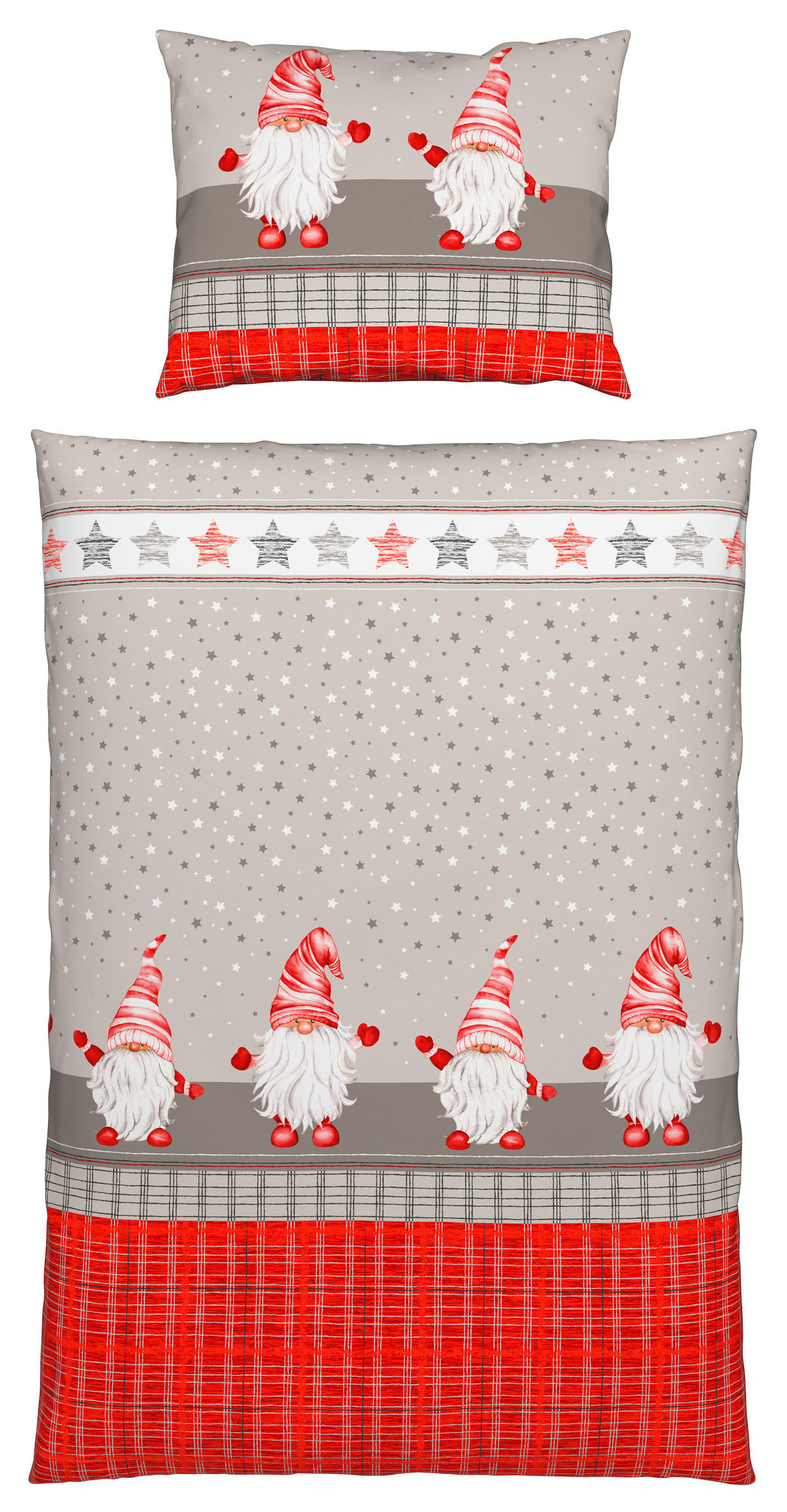 POSTELJNINA ZWERGERL 140/200 cm flanela antracit  - antracit, Konvencionalno, tekstil (140/200cm) - Esposa