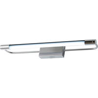 BADEZIMMER-WANDLEUCHTE - Chromfarben, Design, Kunststoff/Metall (40/5/8cm) - Fabas Luce