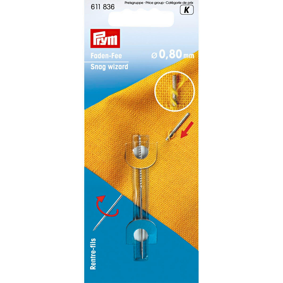 REPARATURNADEL - Silberfarben, Basics, Metall (5.7/14.0/0.4cm)