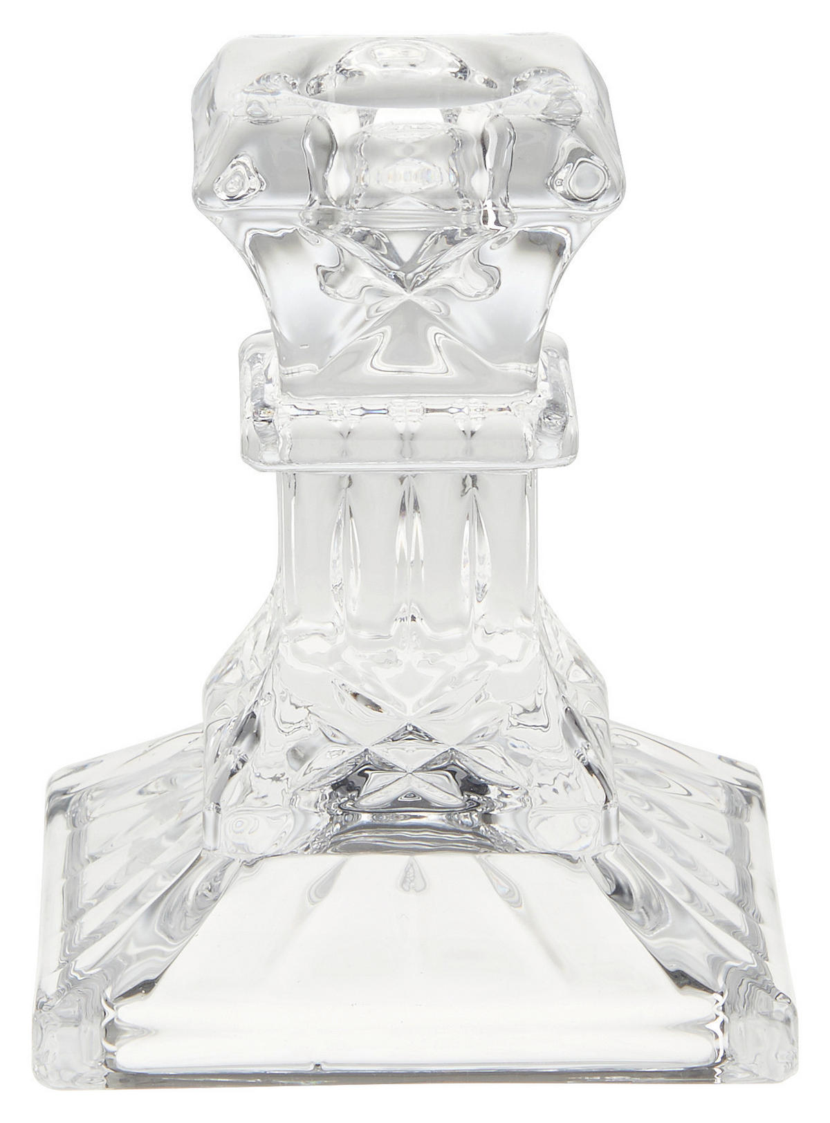 STOJAN NA SVIEČKU  sklo - priehľadné, Basics, sklo (8/10cm) - Ambia Home