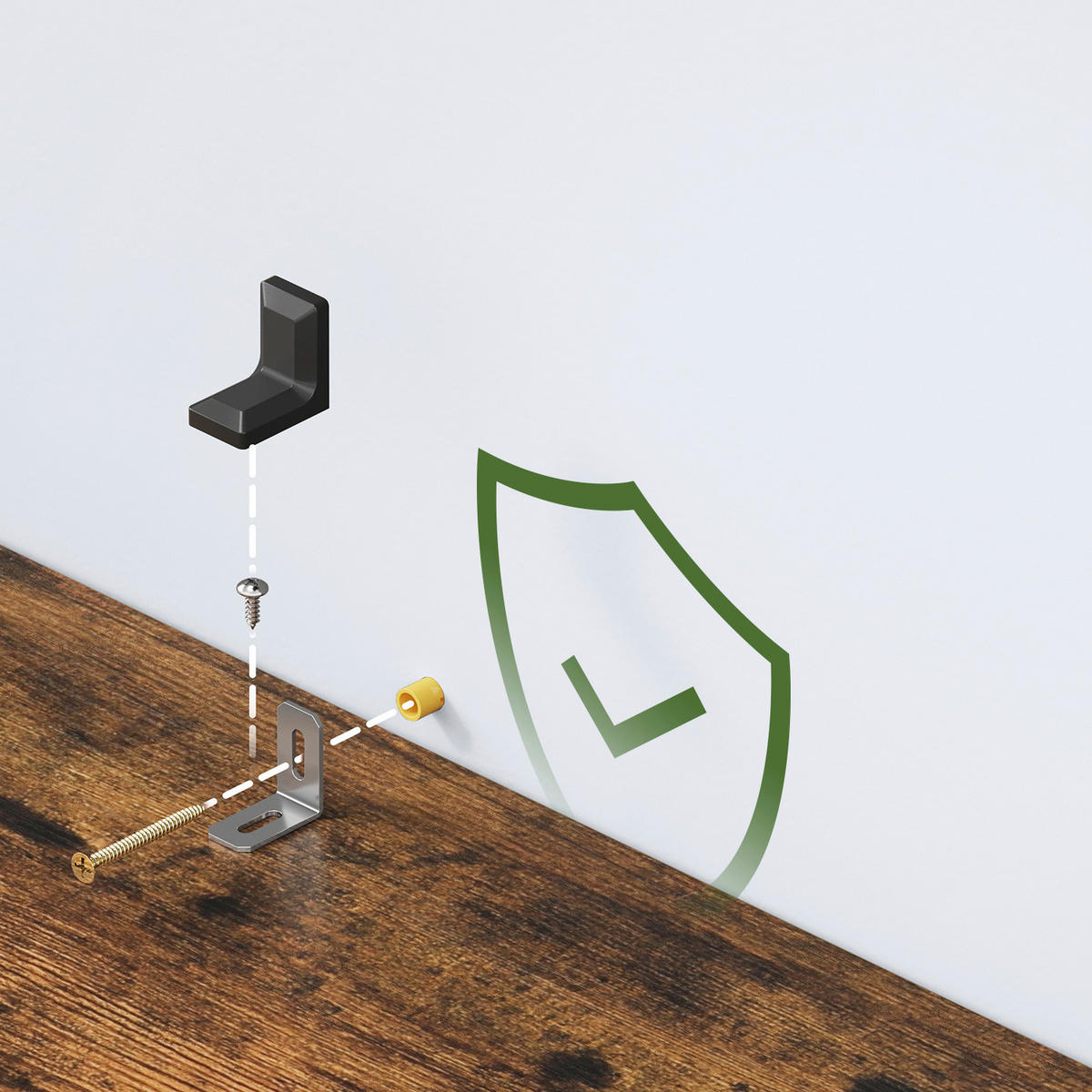 REGAL Dunkelbraun  - Dunkelbraun, Trend, Holzwerkstoff (50/106/24cm) - Boxxx