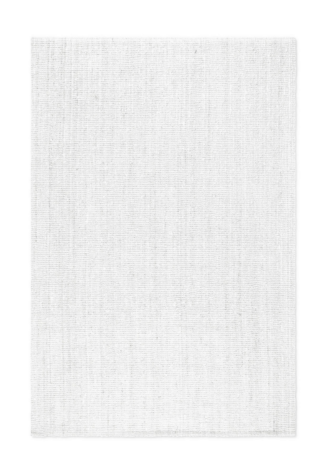 JUTETEPPICH 160/230 cm Bouclé Weiß rechteckig  - Weiß, Basics, Textil (160/230cm) - Hanse Home