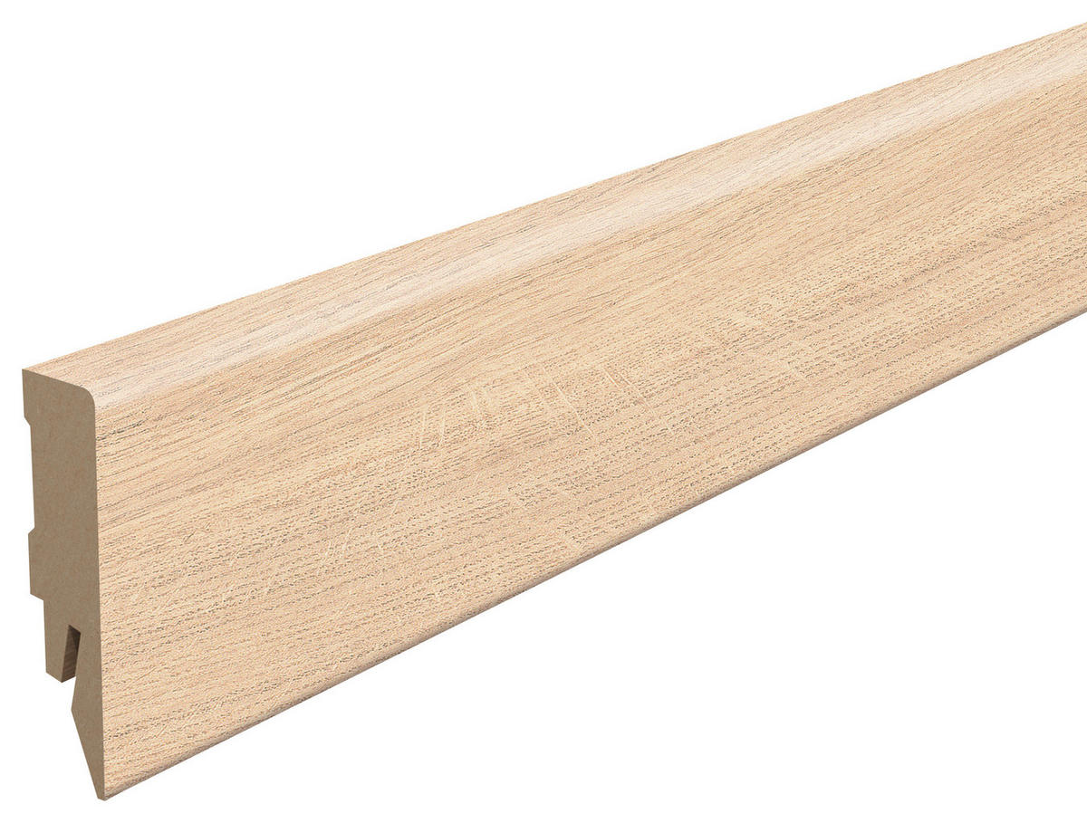 SOCKELLEISTE Eiche beige Beige  - Beige, KONVENTIONELL, Holzwerkstoff (240/1.4/5.8cm) - Egger Holzwerkstoffe