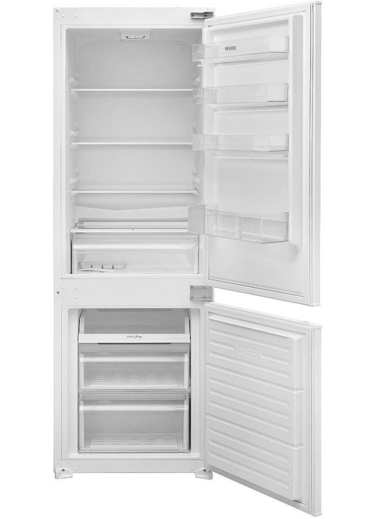 KÜCHENBLOCK VE120 226,4 cm  in Weiß, Eichefarben  - Eichefarben/Beige, Basics, Holzwerkstoff/Metall (226,4cm) - Venda