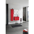 BADEZIMMER  in 70 cm  - Rot, Design, Glas/Holzwerkstoff (70cm) - Dieter Knoll