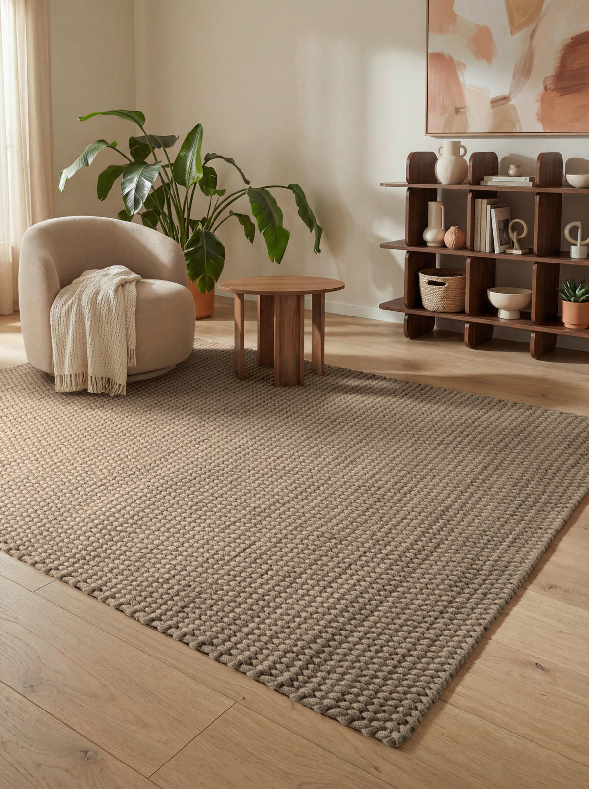 HANDWEBTEPPICH  Wohnzimmer 200/290 cm Southwark Beige, Greige rechteckig  - Greige/Beige, KONVENTIONELL, Textil (200/290cm) - Ted Baker