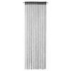 FADENVORHANG transparent  - Schwarz, Basics, Textil (145/245cm)