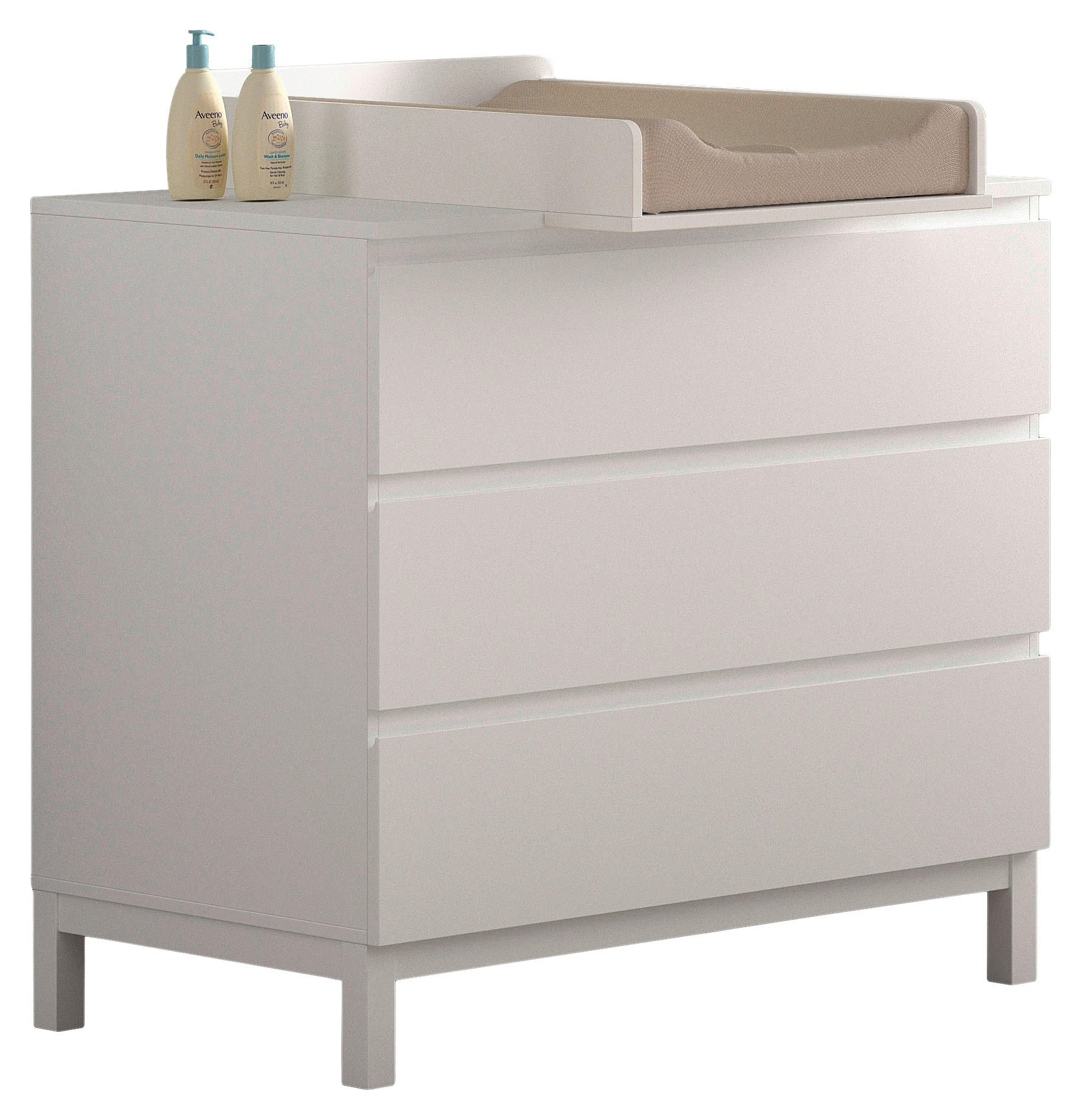 WICKELKOMMODE Weiß  - Weiß, MODERN, Holz/Holzwerkstoff (98,5/103,4/72,6cm) - Vipack