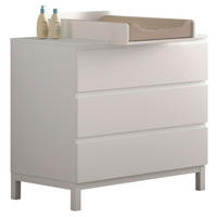 WICKELKOMMODE Weiß  - Weiß, MODERN, Holz/Holzwerkstoff (98,5/103,4/72,6cm) - Vipack