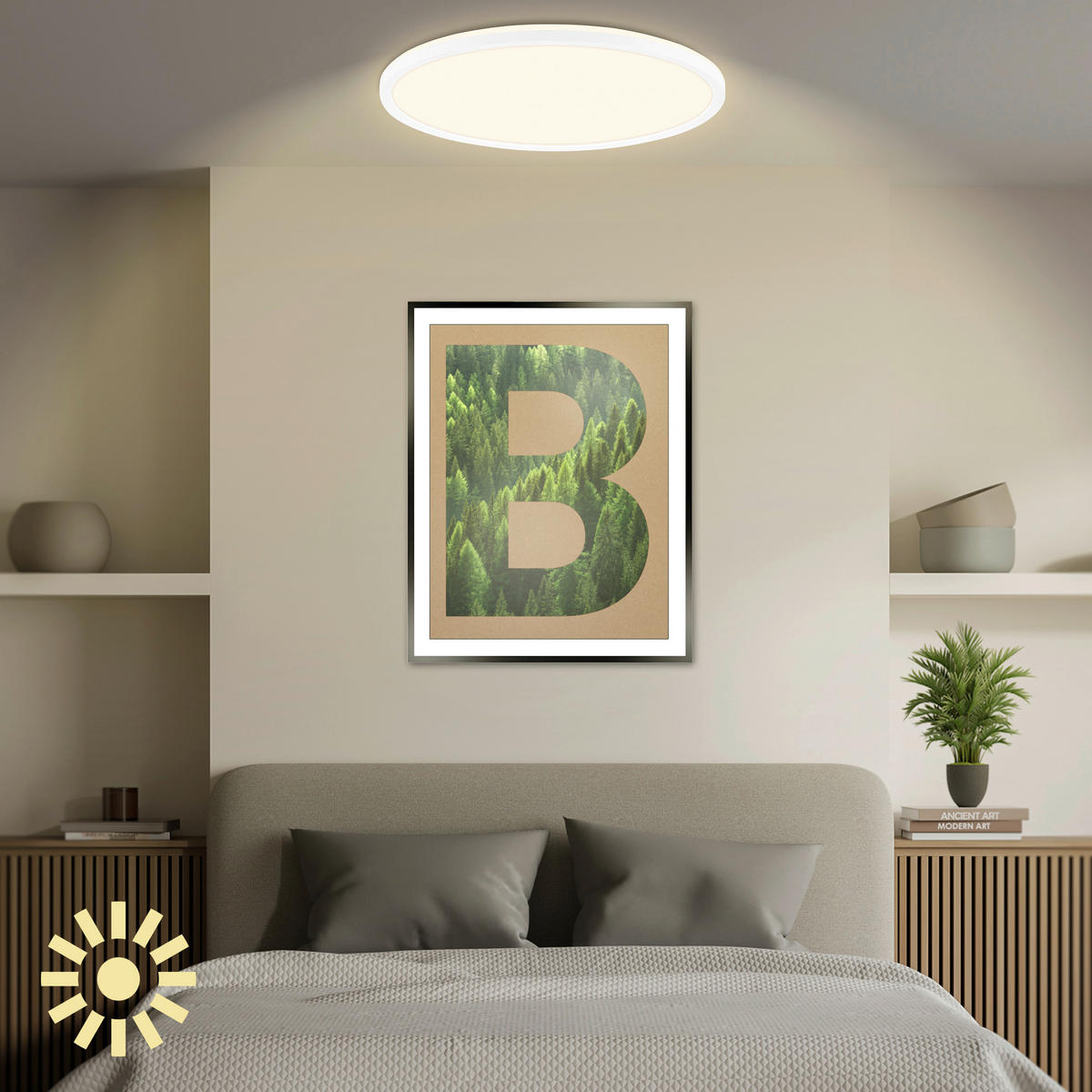 LED-PANEEL Tava A 42/3 cm   - Weiß, Basics, Kunststoff (42/3cm)