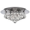 TAKLAMPA Hanna 35/18 cm  - kromfärg, Klassisk, metall/glas (35/18cm)