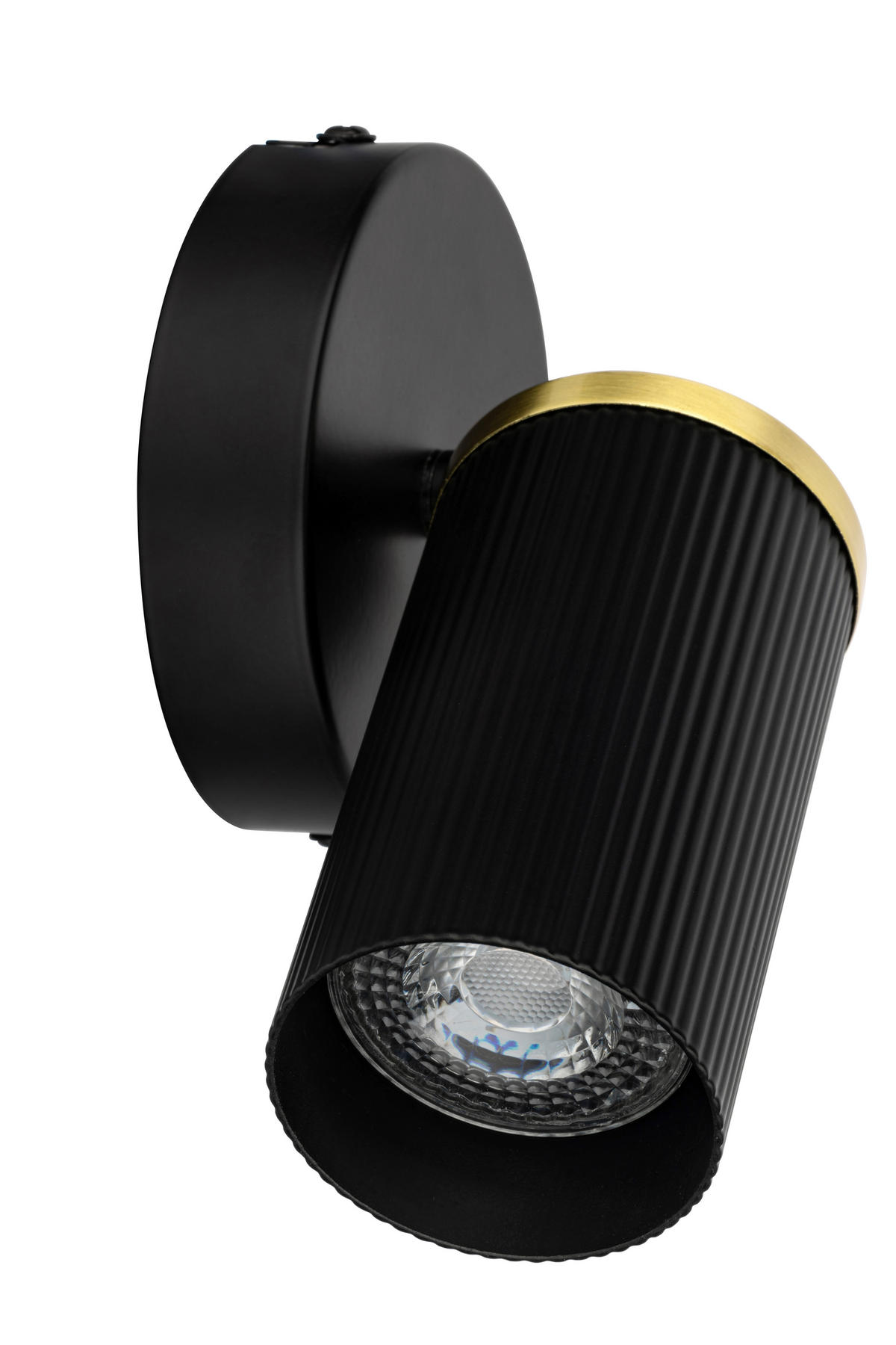 WANDLEUCHTE 15/10/18 cm  - Goldfarben/Schwarz, Trend, Metall (15/10/18cm) - Collett's Monde