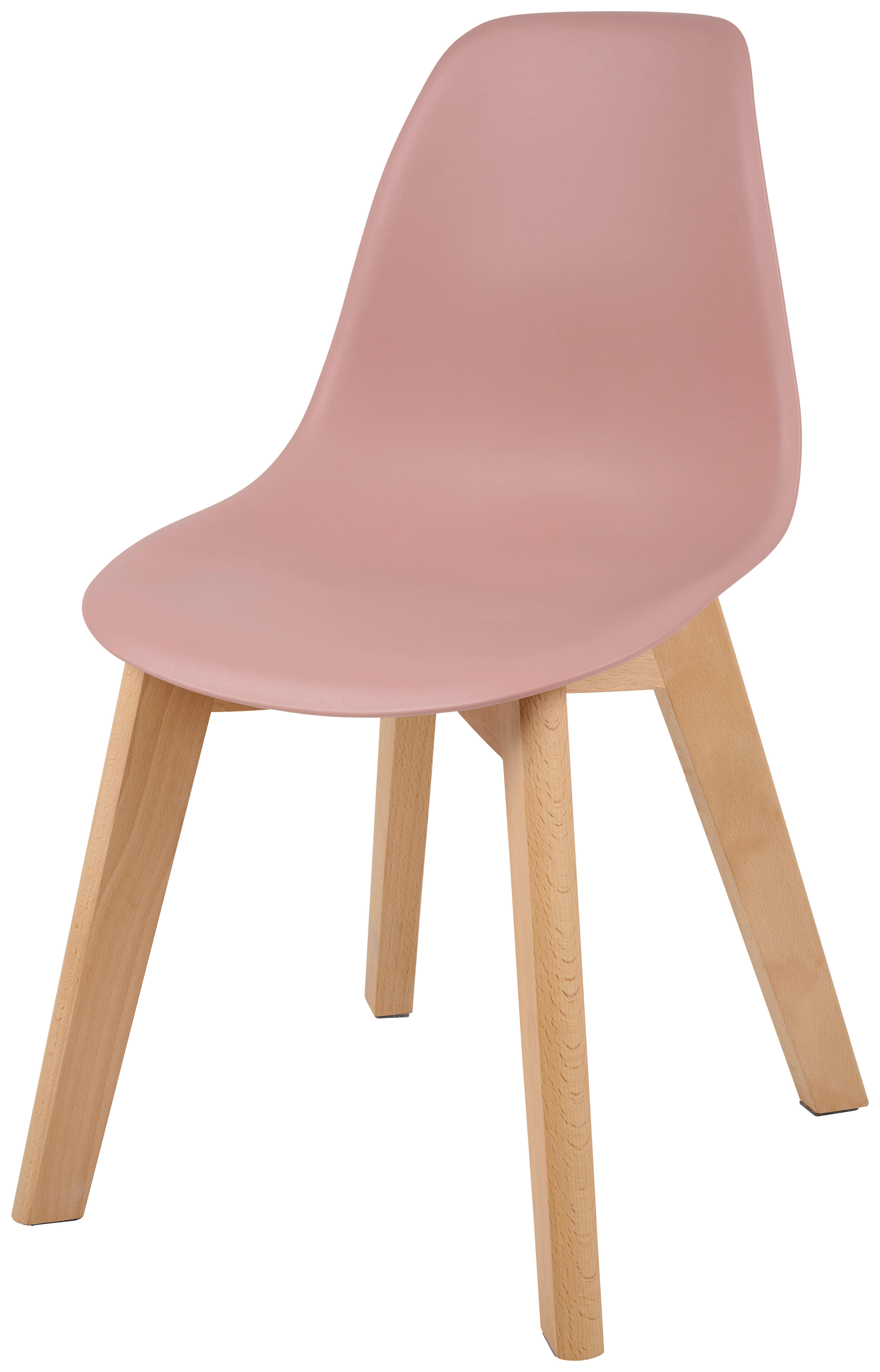 Chaise scandinave Baya rose poudre