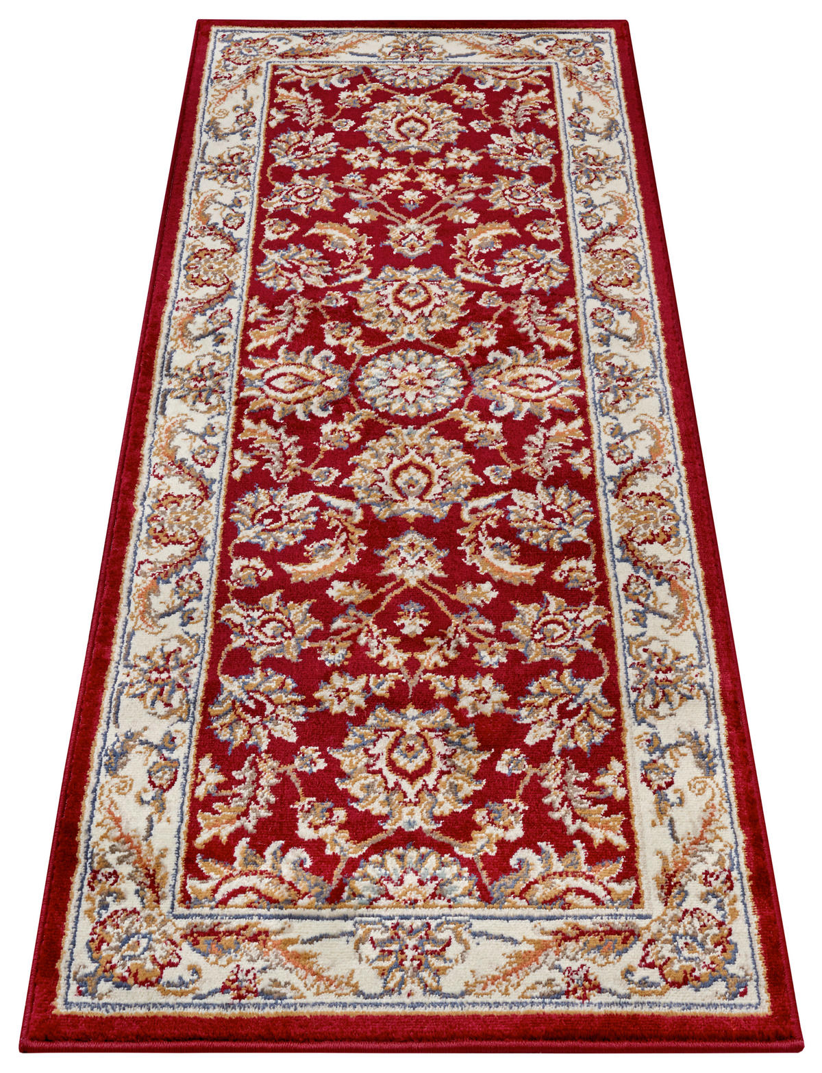 LÄUFER 80/240 cm Luxor  - Rot/Creme, Design, Kunststoff/Textil (80/240cm)