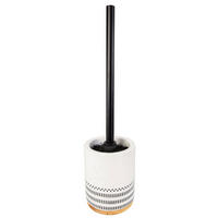 WC-BÜRSTENGARNITUR - Beige, Basics, Kunststoff/Metall (9,3/37,5cm) - Kleine Wolke