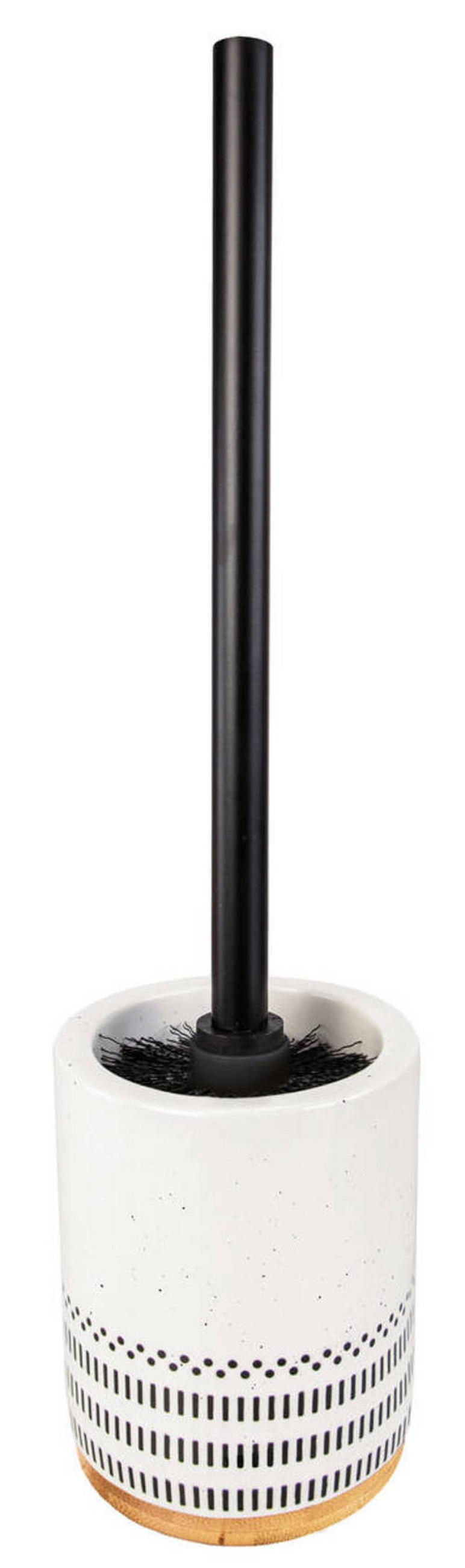 WC-BÜRSTENGARNITUR - Beige, Basics, Kunststoff/Metall (9,3/37,5cm) - Kleine Wolke