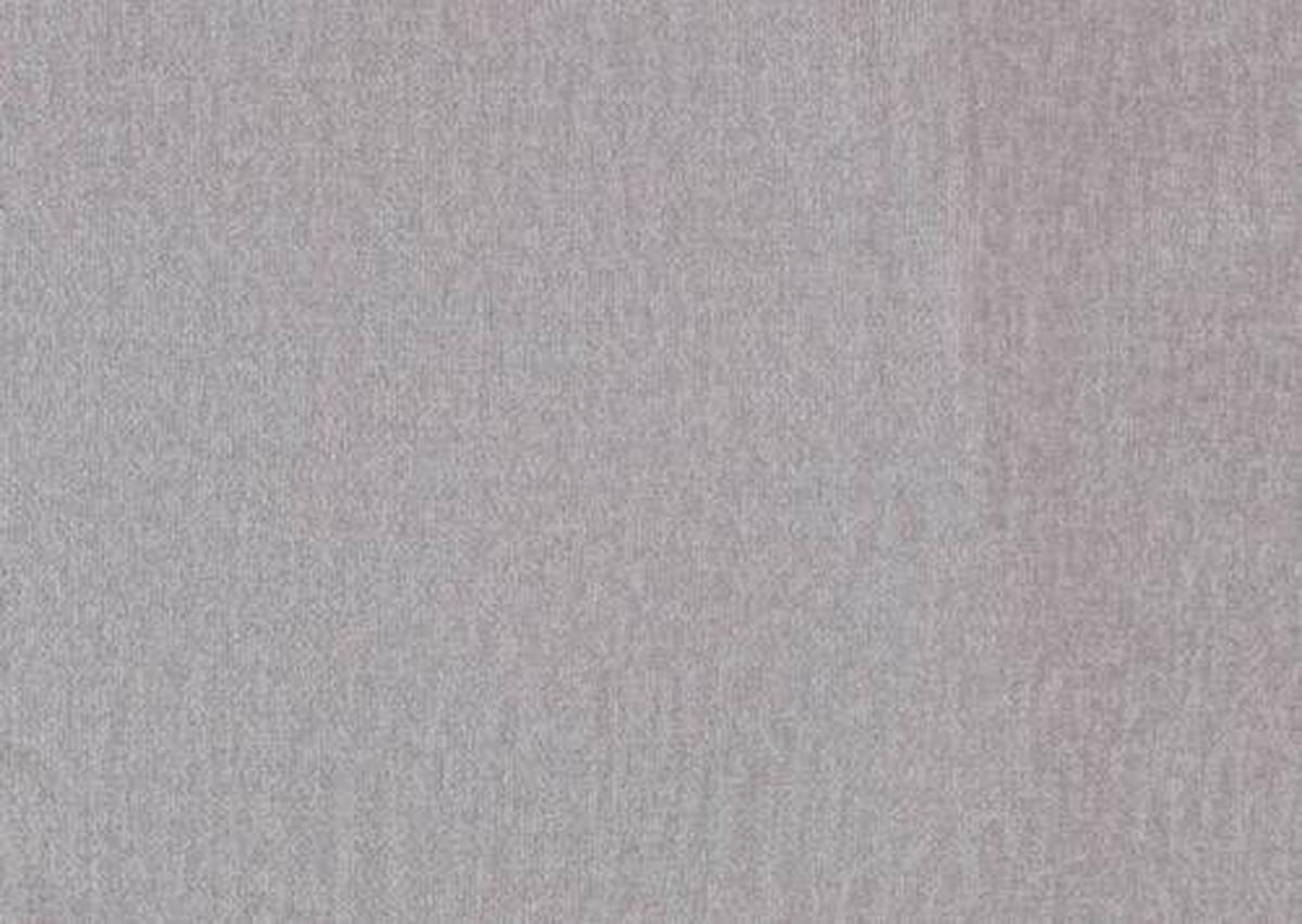 ECKSOFA Hellgrau Webstoff  - Dunkelgrau/Silberfarben, Design, Textil/Metall (295/201cm) - Hom`in