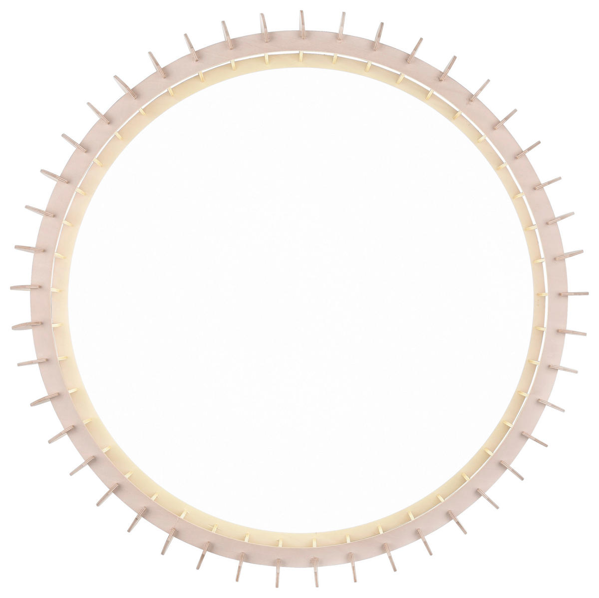 LED-TAKLAMPA 60/14 cm  - vit/brun, Design, trä/plast (60/14cm) - P & B