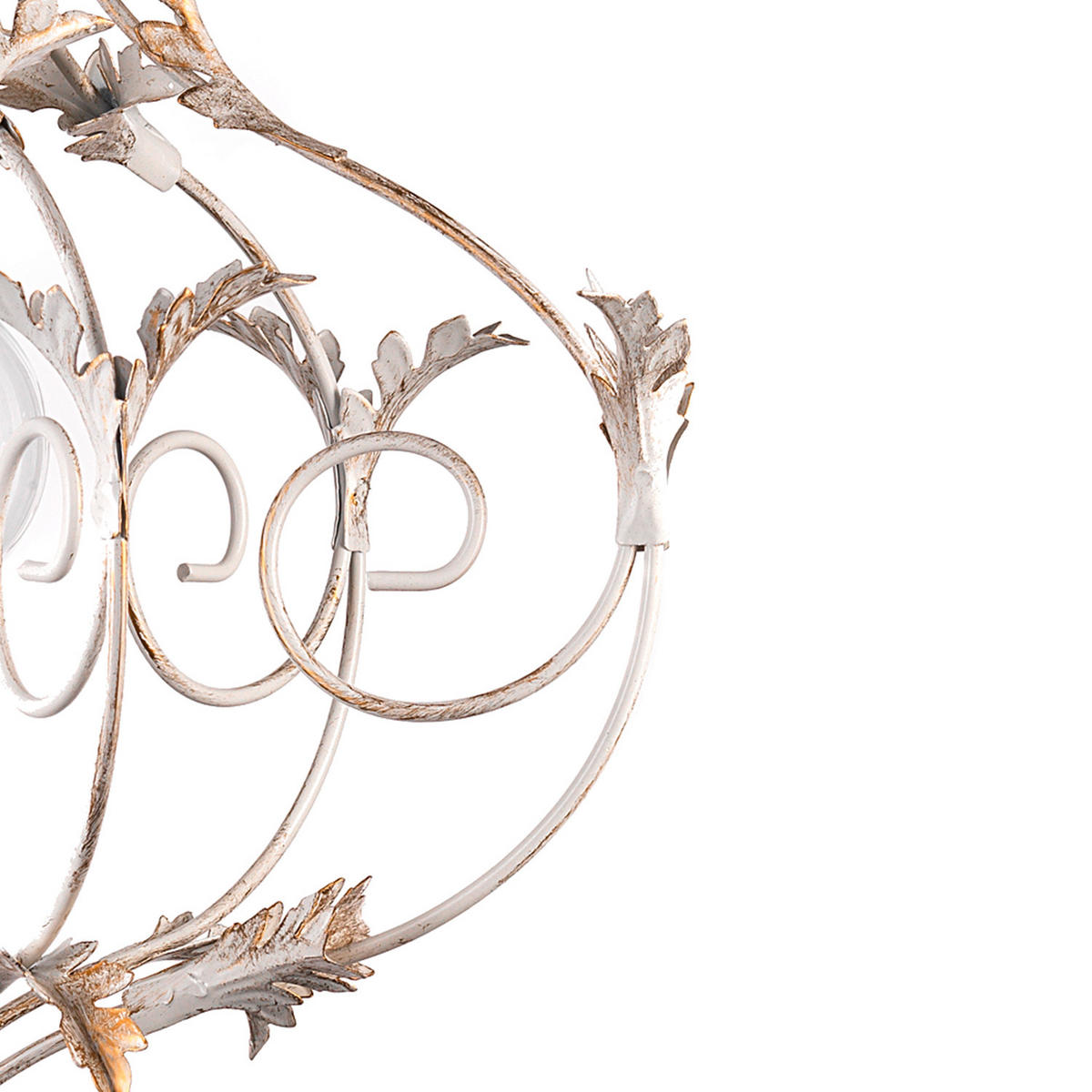 HÄNGELEUCHTE 45/105 cm   - Weiß, KONVENTIONELL, Metall (45/105cm)