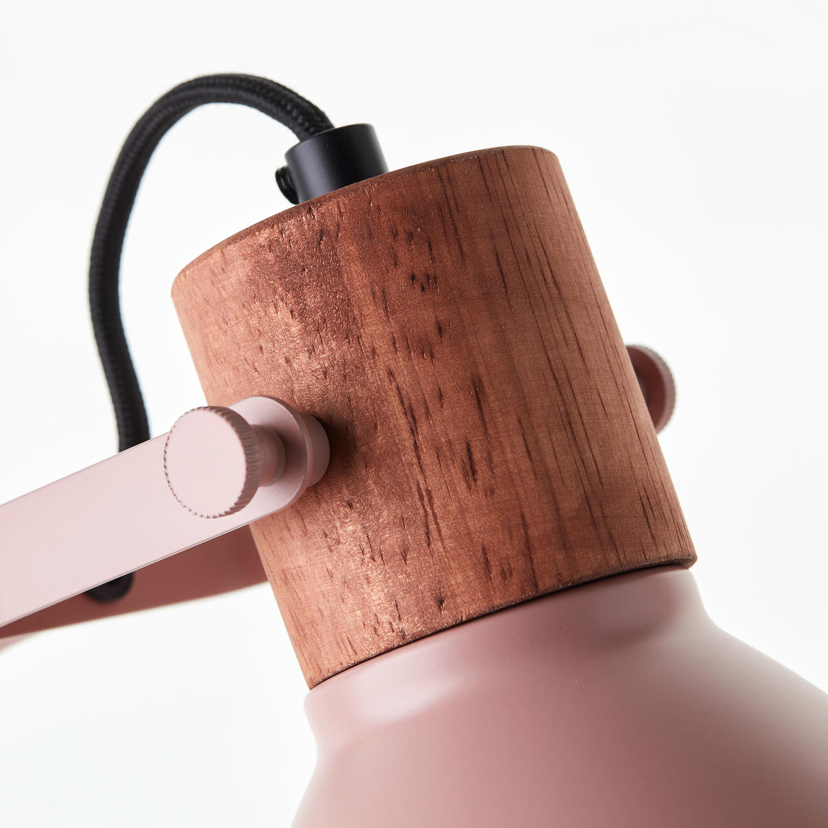 NAMIZNA SVETILKA  Erena             - pink, Basics, kovina/les (52/28,5/18cm)