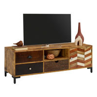 LOWBOARD  in 150/50/45 cm  - Multicolor/Braun, LIFESTYLE, Keramik/Holz (150/50/45cm) - Landscape