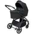 KINDERWAGENSET  - Schwarz, Basics, Textil/Metall - My Baby Lou