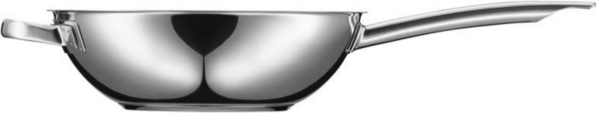 WOKPFANNE Durado 28 cm  - Edelstahlfarben, Design, Metall (28cm) - WMF