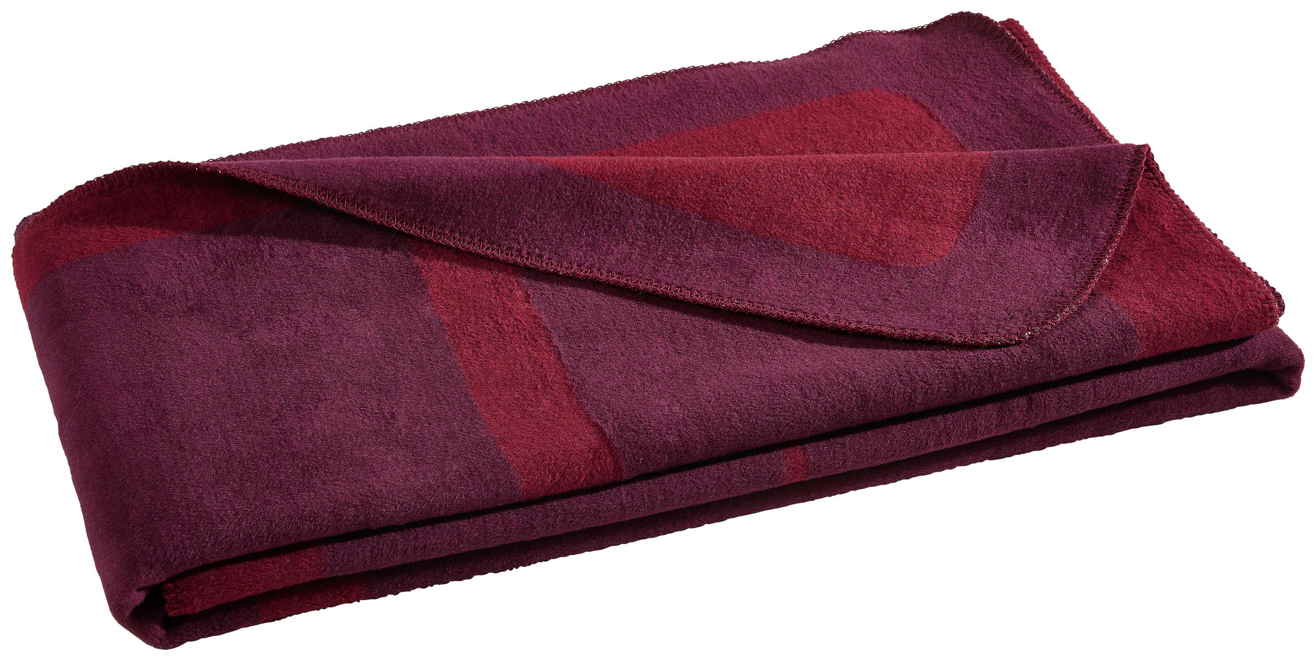 WOHNDECKE 150/200 cm  - Bordeaux/Kirschrot, Basics, Textil (150/200cm) - Dieter Knoll