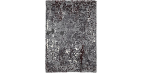 VINTAGE-TEPPICH 200/200 cm Timeline Quantum Aubergine, Beige - Beige/Aubergine, Design, Textil (200/200cm) - Novel