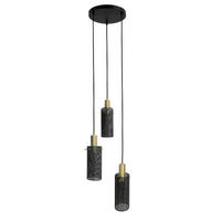 ZÁVESNÉ SVIETIDLO, 34/150 cm  - čierna, Design, kov (34/150cm)