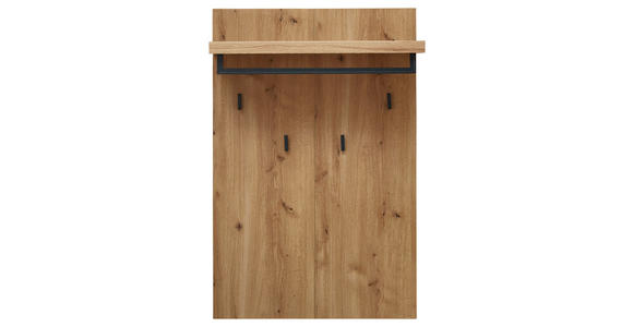 GARDEROBE 245/203/38 cm  - Wildeiche/Grau, Natur, Holz/Holzwerkstoff (245/203/38cm) - Linea Natura