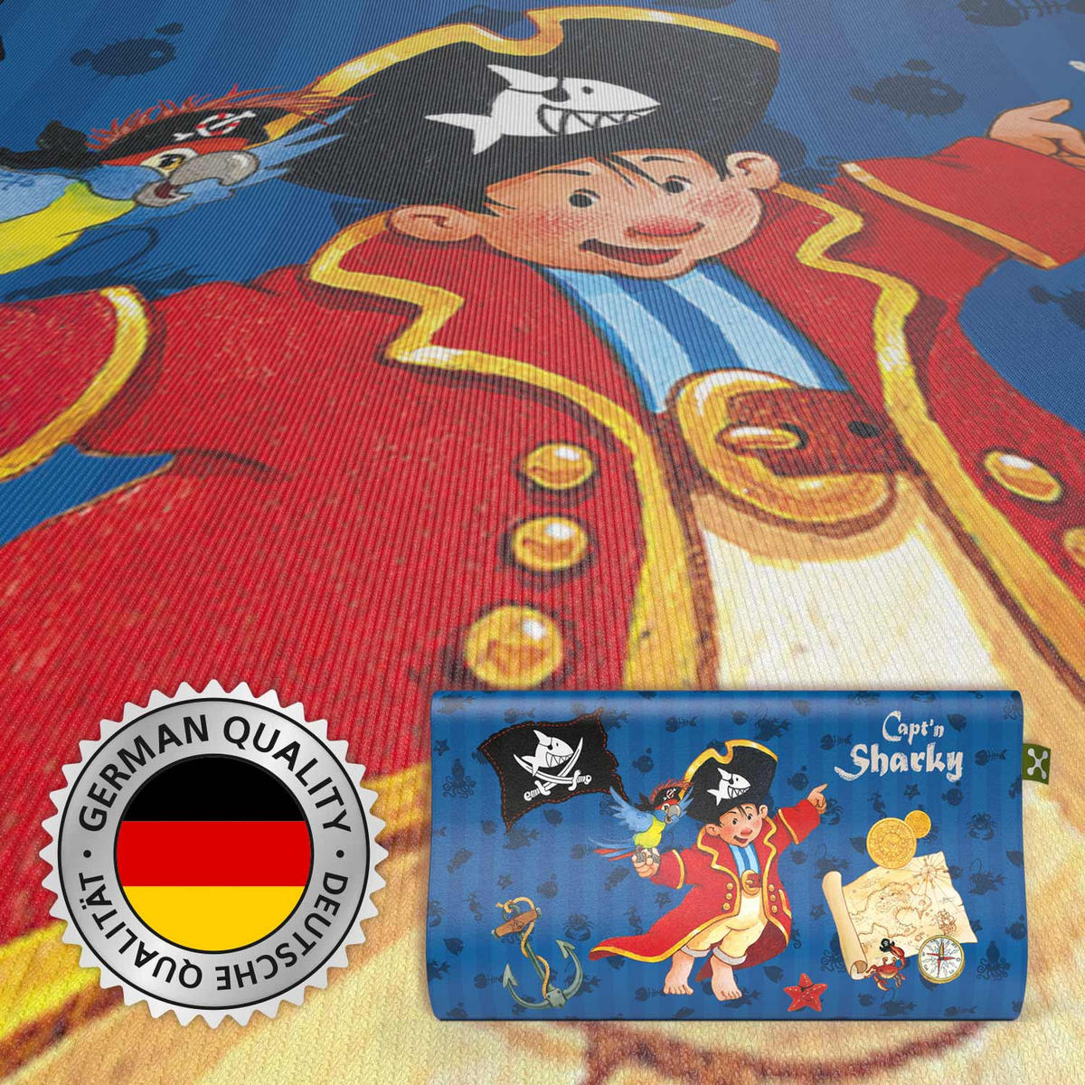 NACKENKISSENBEZUG KIDS ERGONOMIC  - Blau, Basics, Textil (50/32cm) - Smartsleep