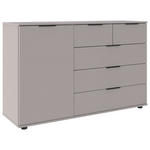SIDEBOARD  in 130/83/41 cm  - Schwarz/Sahara, Design, Holzwerkstoff/Kunststoff (130/83/41cm) - Carryhome