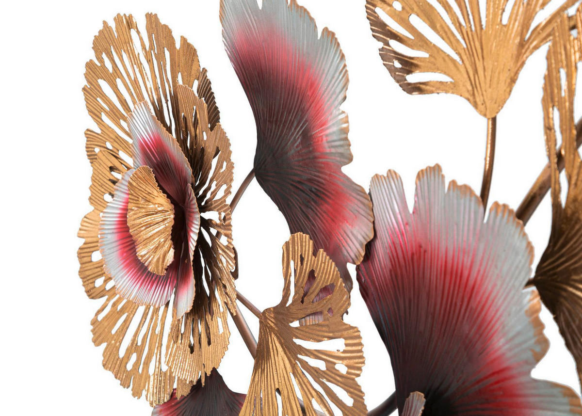 Wanddeko Color A Metall  - Goldfarben/Rosa, Basics, Metall (130/54/5.5cm)