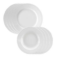 JÍDELNÍ SOUPRAVA porcelán keramika  - krémová, Basics, keramika - Novel