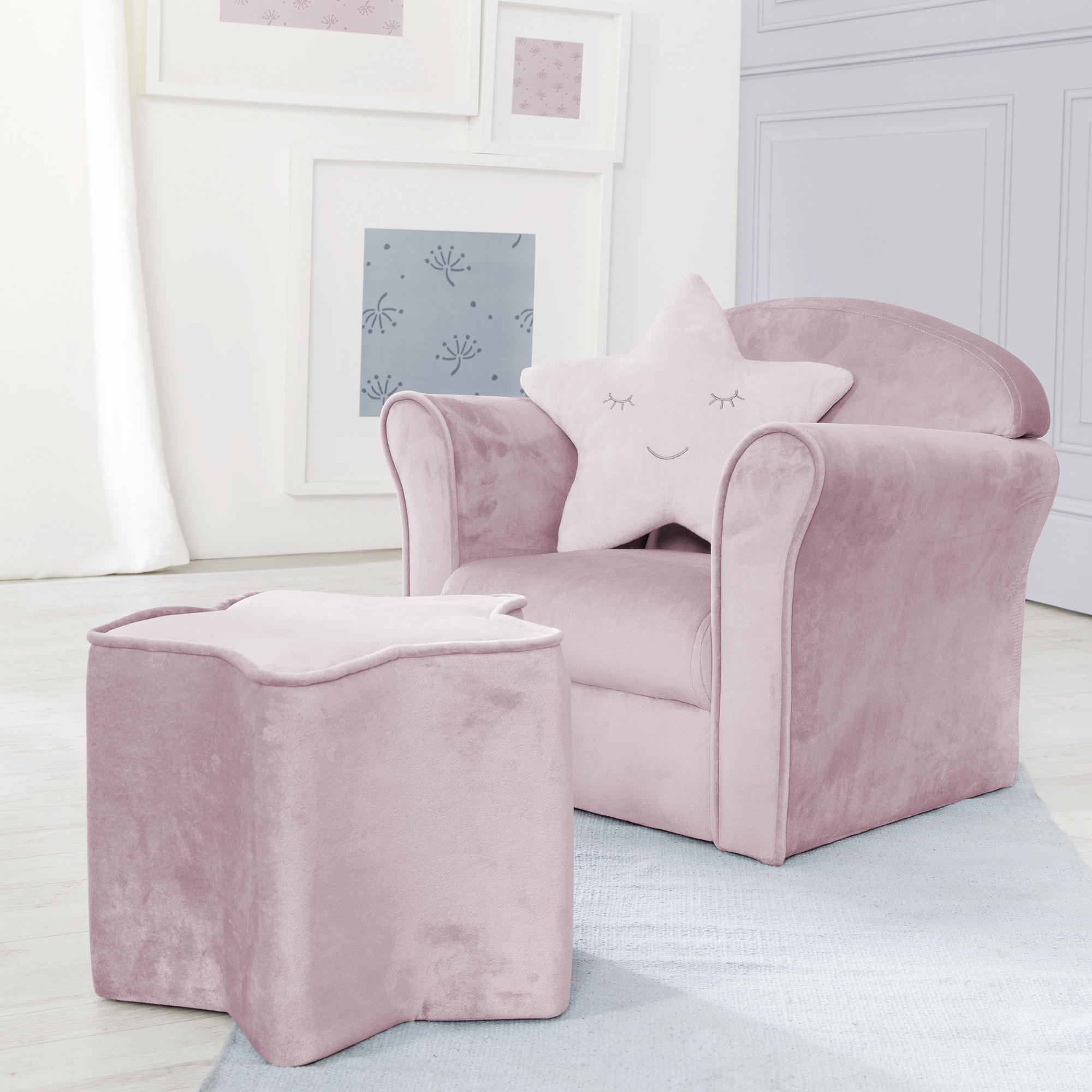 KINDERSESSEL - Rosa, Basics, Textil (49/43/39cm) - Roba