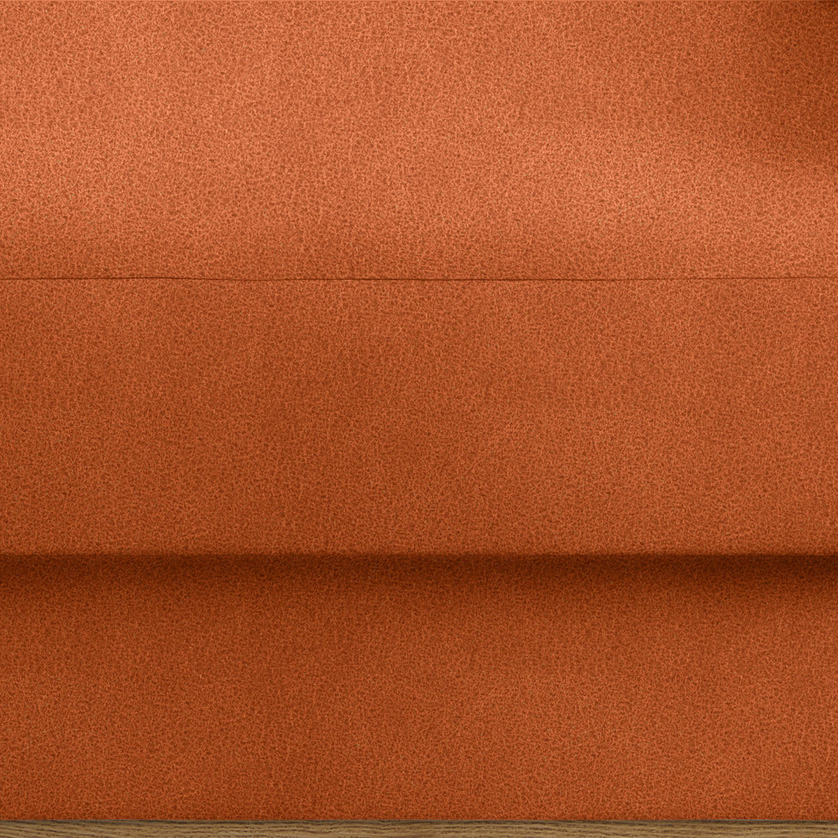 ECKSOFA Lederlook, Mikrofaser Orange  - Schwarz/Orange, Konventionell, Holz/Textil (167/87/234cm) - MID.YOU