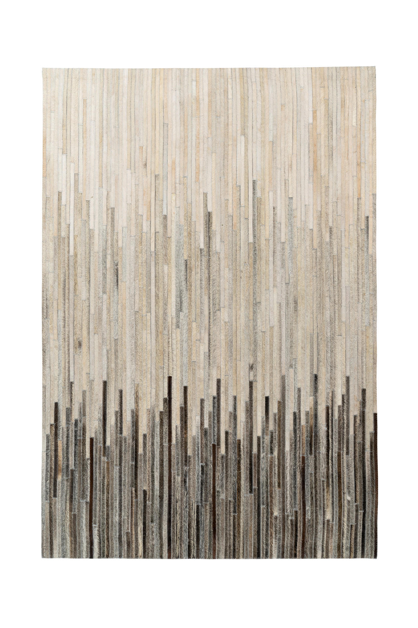 FLACHWEBETEPPICH 120/170 cm Lavin 925 Creme / Schwarz Creme, Schwarz  - Creme/Schwarz, KONVENTIONELL, Leder/Textil (120/170cm)