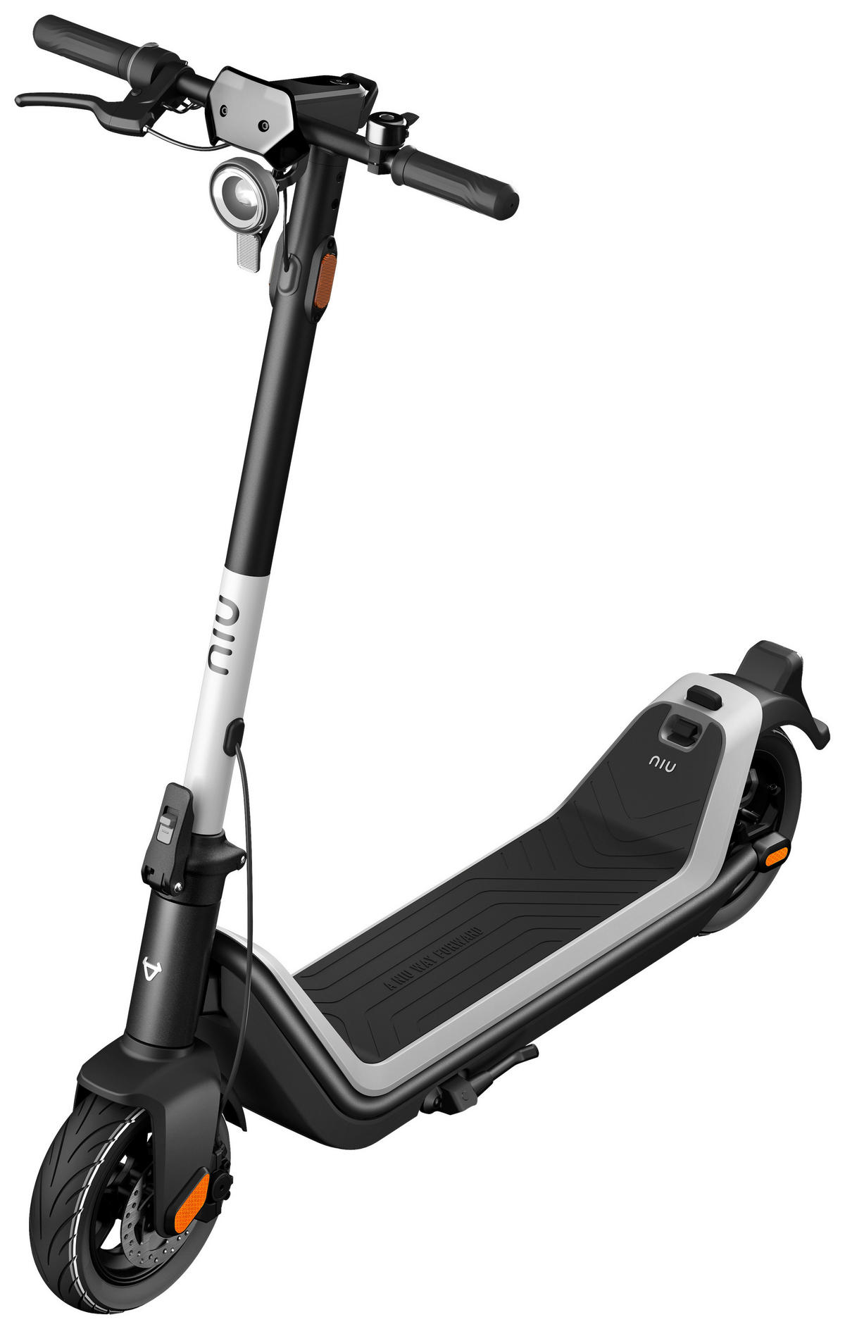 ELEKTROSCOOTER NIU KQI3 SPORT  - Weiß, KONVENTIONELL, Metall (117,3/17/120,2cm) - NIU