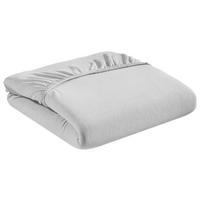 SPANNBETTTUCH Sissi Jersey  - Silberfarben, Basics, Textil (100/200cm) - Esposa