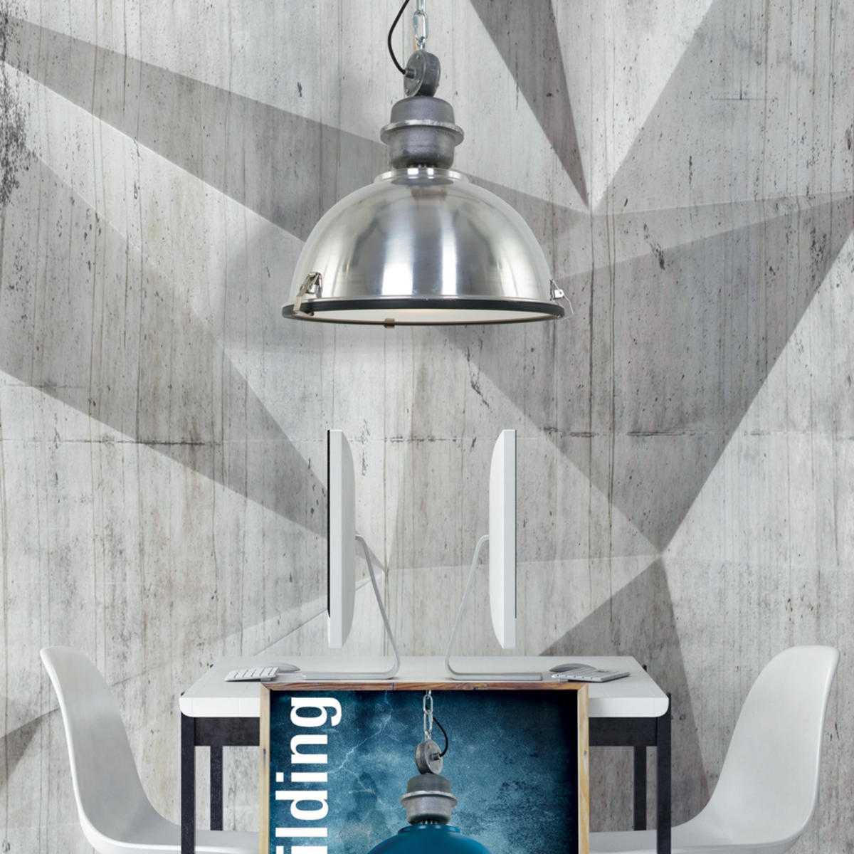PENDELLEUCHTE  42/145/42 cm   - Silberfarben, Trend, Glas/Metall (42/145/42cm)