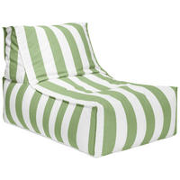 OUTDOORSITZSACK 280 l  - Weiß/Grün, MODERN, Textil (65/65/100cm)