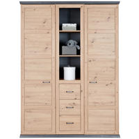 SKRIŇA DO IZBY PRE BÁBÄTKO farba duba, tmavosivá,  - farba duba/antracitová, Natur, kompozitné drevo/plast (154/209,2/60,2cm) - My Baby Lou